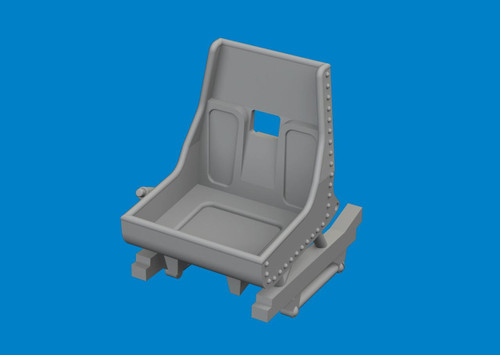 (SO) 1/48 Eduard Bulldog seat PRINT Brassin for AIRFIX