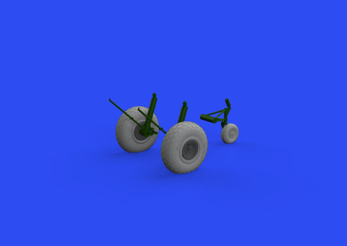 (SO) 1/48 Eduard B-17 Wheels Oval Tread for HKM (Mask & Resin)