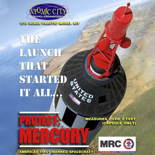 (SO) 1/12 MRC Project Mercury Capsule Model Kit