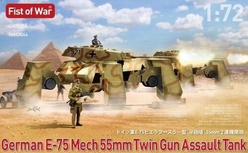 (SO) 1/72 Model Collect German e75 Mech twin 50mm guns assault tank
