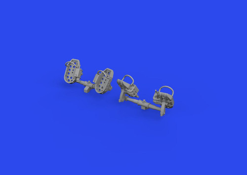 (SO) 1/32 Eduard Bf 109E rudder pedals late PRINT