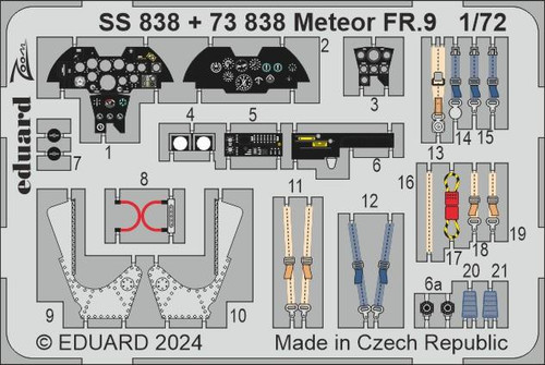(SO) 1/72 Eduard Meteor FR.9 Zoom set for AIRFIX