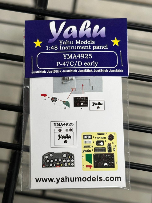 (SO) 1/48 Yahu Models P-47 C/D Early Instrument Panel