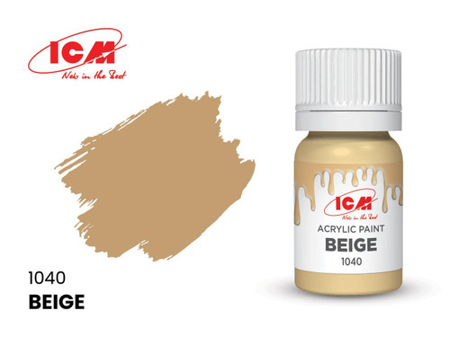 (SO) ICM Acrylic Paint - Beige 12ml Bottle