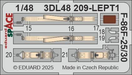 (SO) 1/48 Eduard F-86F-25/30 SPACE SPACE for AIRFIX