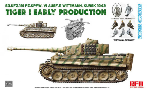 (SO) 1/35 Ryefield Sd.Kfz.181 TIGER I EARLY PRODUCTION KURSK (Standard Version)