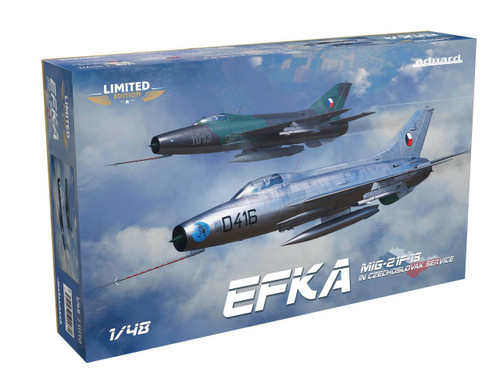 (SO) 1/48 Eduard EFKA MIG-21F-13 in Czechoslovak Service LE Plastic Model Kit