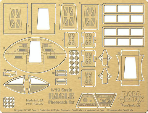 (SO) Paragrafix Space/ 1999 Eagle (1/72 scale) Photoetch Set