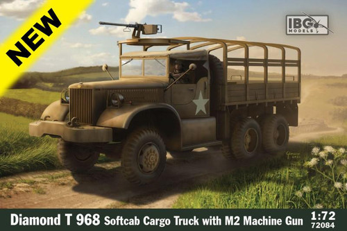(SO) 1/72 IBG Diamond T968 Cargo Trucksoftcab with M2