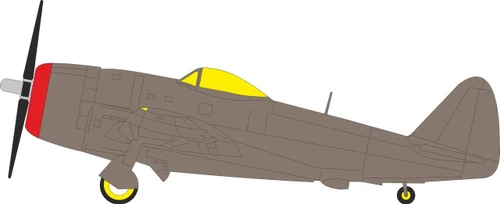 (SO) 1/48 Eduard P-47M TFace MASK for MINIART