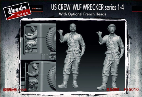 (SO) 1/35 Thunder Model Crew M1000 wrecker series 1-4 /and other similar vehicles/