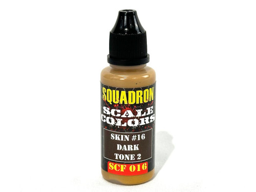 (SO) Squadron Colors Skin Color #16 Dark Tone 2 Acrylic Airbrush Paint (15ml Bottle)