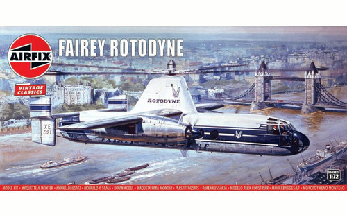 (SO) 1/72 Airfix Fairey Rotodyne Plastic Model Kit