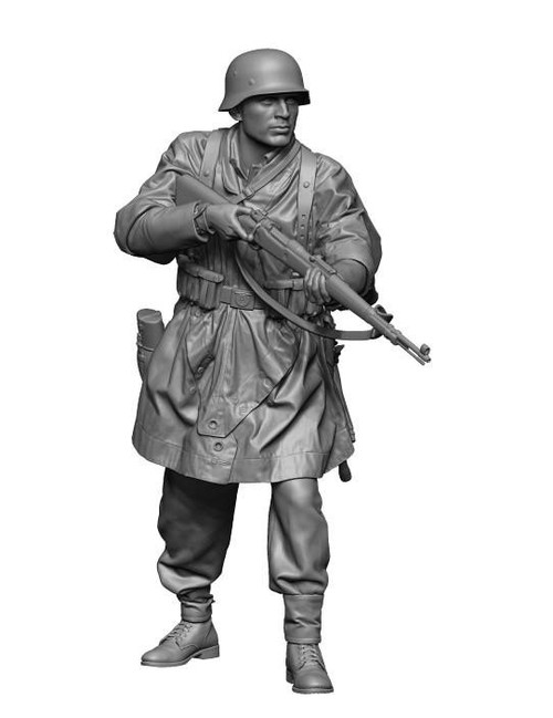 (SO) 1/16 H3 Models WWII Waffen ss soldier wearing phancho3