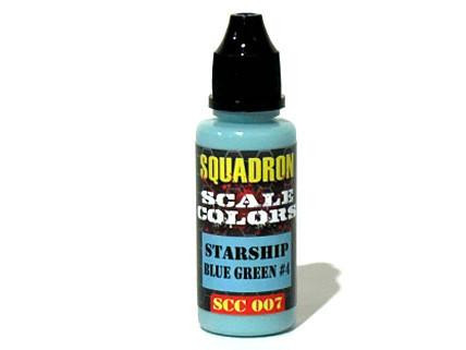 (SO) Squadron Colors Starship Blue Green #4 Acrylic Airbrush Paint (15ml Bottle)