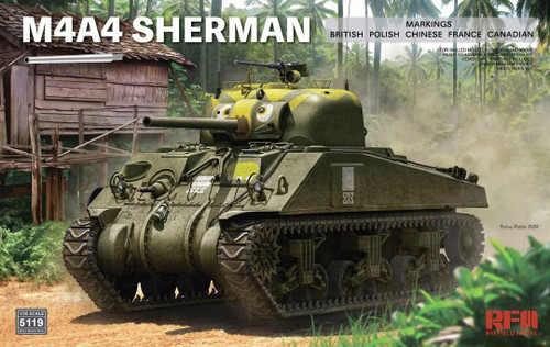 (SO) 1/35 Ryefiel M4A4 Sherman Plastic Model Kit