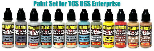 (SO) Squadron Colors TOS Starship Space Ship Acrylic Airbrush Paint