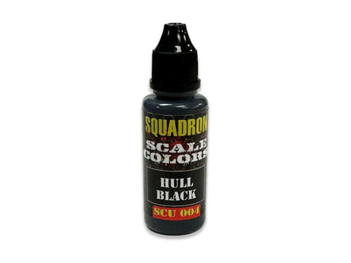 (SO) Squadron Colors Hull Black Acrylic Airbrush Paint (15ml Bottle)