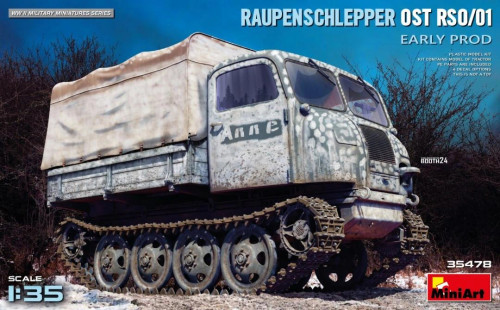(SO) 1/35 Miniart Raupenschlepper OST RSO / 01 EARLY Plastic Model Kit