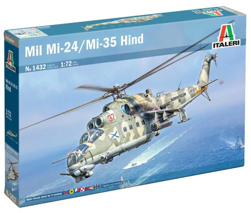 (SO) 1/72 Italeri MIL MI-24P / MIL MI-35P Plastic Model Kit