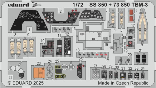 (SO) 1/72 Eduard TBM-3 Zoom set