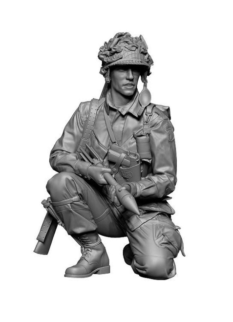 (SO) 1/35 H3 Models WWII US para Bazooka Loader 3D Printed Figure