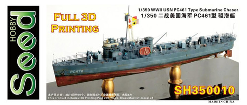 (SO) 1/350 Seed Hobby WWII USN Type PC461 Submarine Chaser Model Kit
