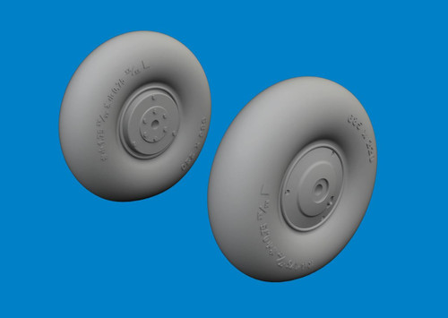 (SO) 1/48 Eduard Ki-115 wheels Brassin for EDUARD