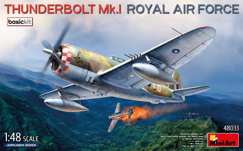 (SO) 1/48 Miniart Thunderbolt Mk.I RAF (Basic Version) Plastic Model Kit