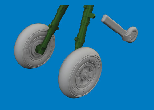(SO) 1/72 Eduard Spitfire Mk.V wheels Brassin for EDUARD