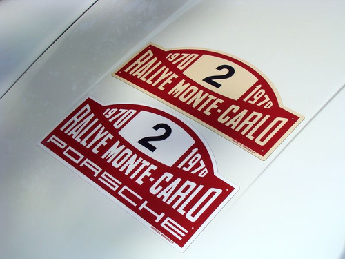 32123 Monte Carlo Rally Plates