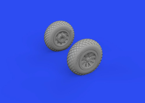 (SO) 1/72 Eduard P-51B/C wheels diamond tread for ARMA HOBBY