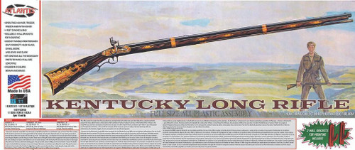 (SO) 1/1 Atlantis Frontiersman Kenttucky Long Rifle American Muzzleloader Plastic Model Kit
