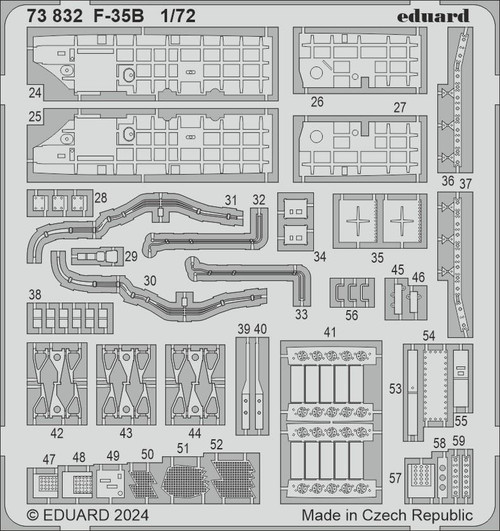 (SO) 1/72 Eduard F-35B Photo Etch set for TAMIYA