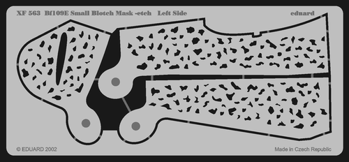 (SO) 1/48 Eduard Bf 109E Small Blotch mask-etch
