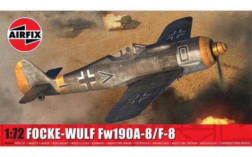 (SO) 1/72 Airfix Focke-Wulf Fw190A-8/F-8 Plastic Model Kit