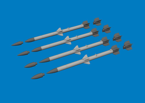 (SO) 1/48 Eduard Brassin AIM-120C PRINT For