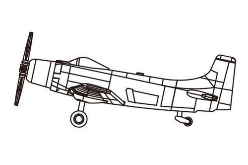(SO) 1/700 Trumpeter A-1 Skyraider Pack