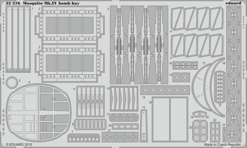 (SO) 1/32 Eduard Mosquito Mk IV Bomb Bay for HKM