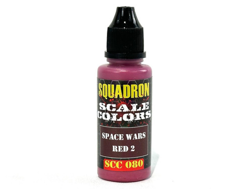 (SO) Squadron Colors Space Wars Red 2 Acrylic Airbrush Paint (15ml Bottle)