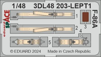 (SO) 1/48 Eduard F-86A SPACE SPACE for CLEAR PROP