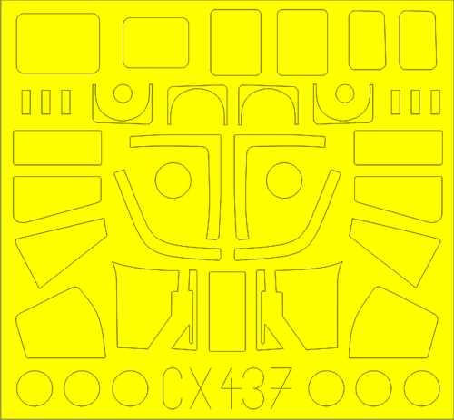 (SO) 1/72 Eduard Paint Mask for AIRFIX Sea King HC.4
