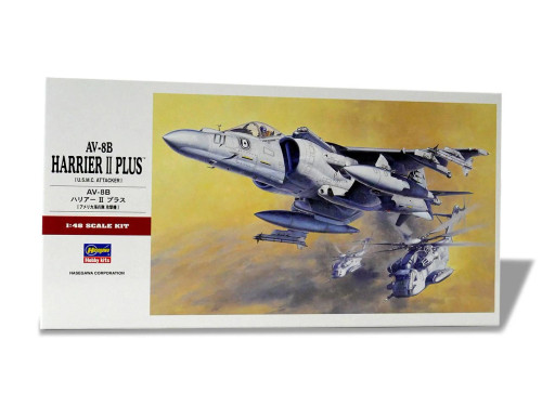 (SO) 1/48 Hasegawa AV-8B HARRIER II PLUS Plastic Model Kit
