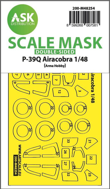(SO) 1/48 Art Scale P-39O Airacobra double-sided express fit