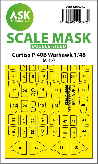 (SO) 1/48 Art Scale Curtiss P-40B Warhawk double-sided express