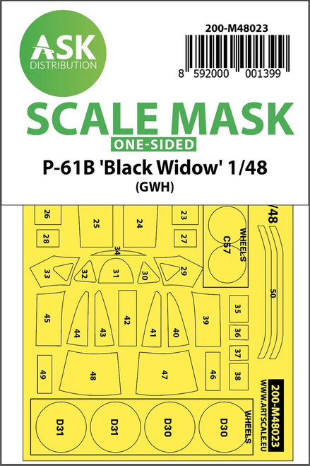 (SO) 1/48 Art Scale P-61 Black Widow one-sided GWH