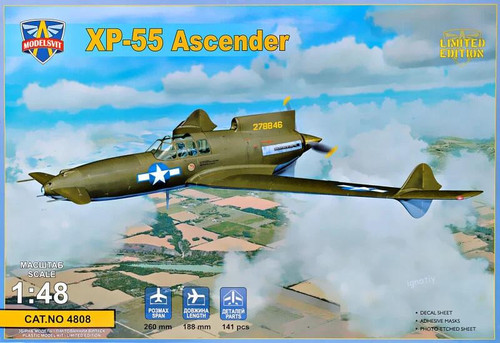(SO) 1/48 Modelsvit Curtiss-Wright XP-55 Ascender LE
