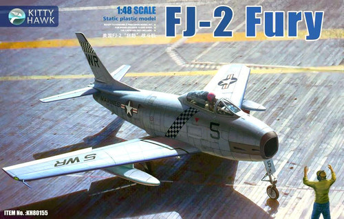 (SO) 1/48 Kitty Hawk FJ-2 Fury Plastic Model Kit