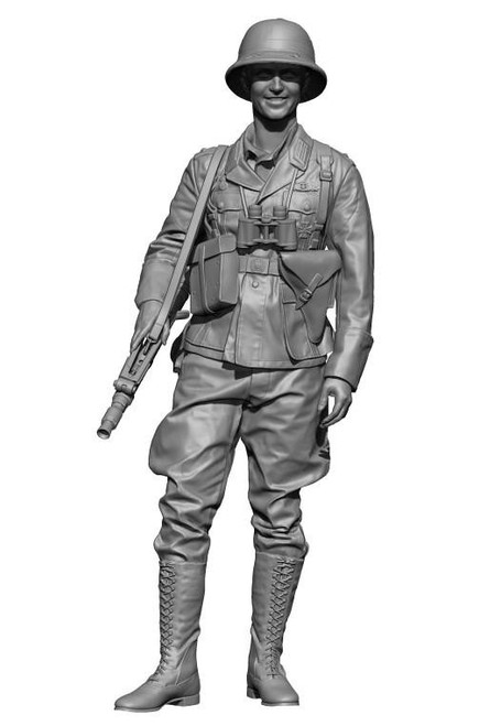 (SO) 1/35 H3 Models WWII German Dak Gunner 3D Printed Figure
