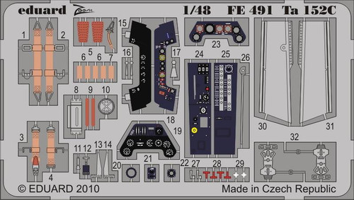 (SO) 1/48 Eduard Ta 152C for DRAGON